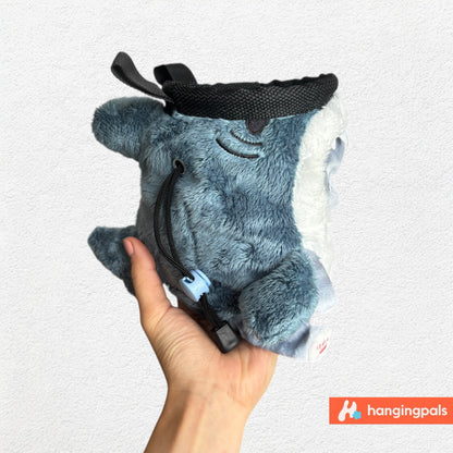 Shark cat chalk bag (blue)