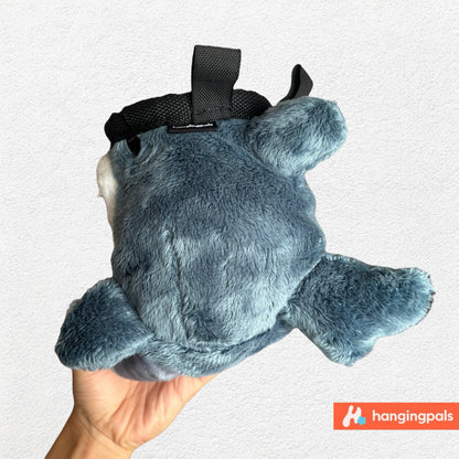 Shark cat chalk bag (blue)