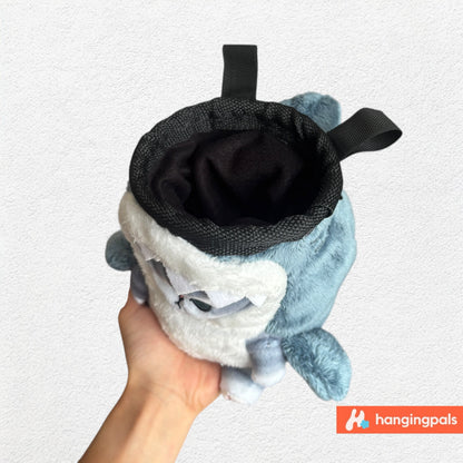 Shark cat chalk bag (blue)