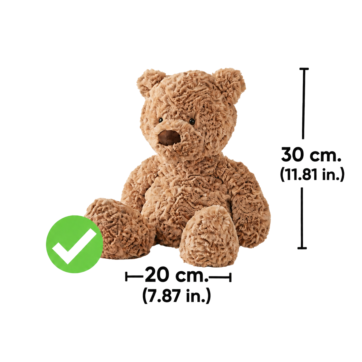 Plump teddy bear